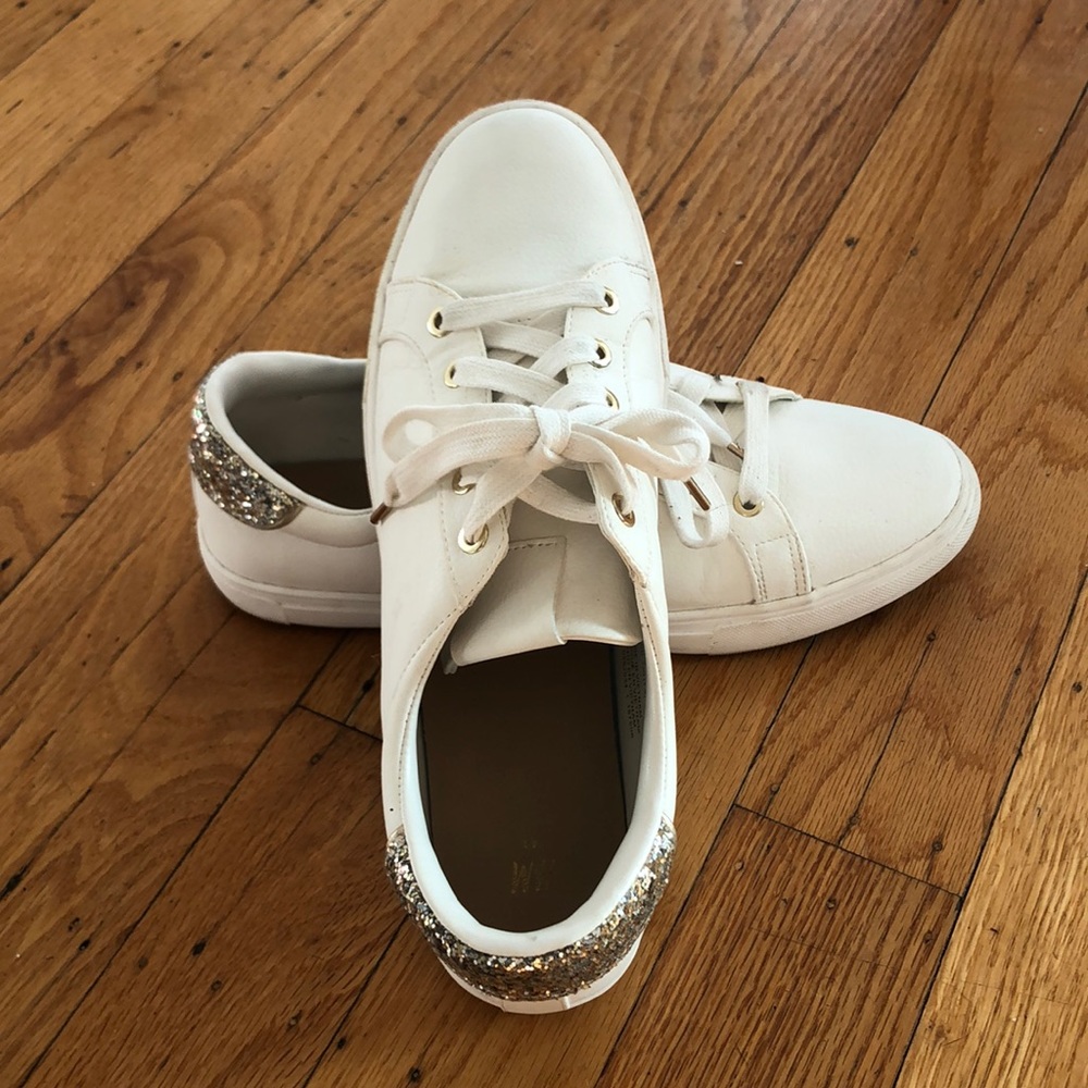White with Gold detail H&M Sneakers